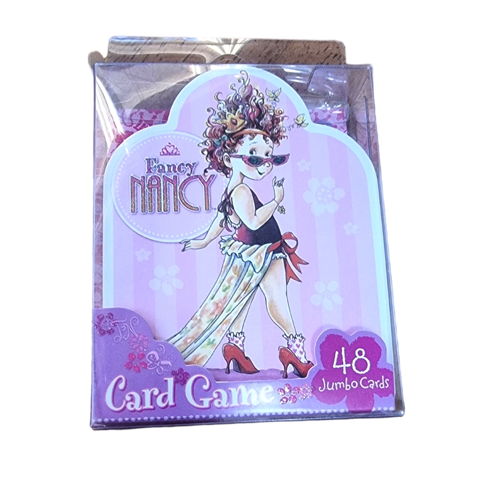 Fancy Nancy Card Game 48 Jumbo Cards 2007 Briarpatch